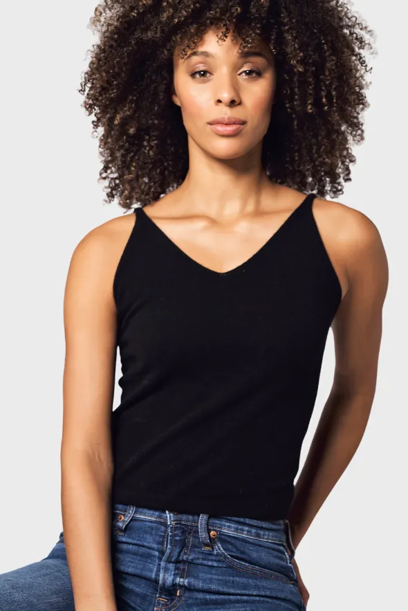 Sexy V-Neck Cashmere Top