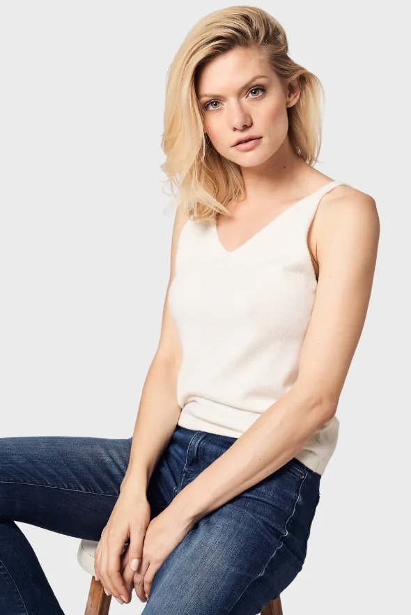 Sexy V-Neck Cashmere Top