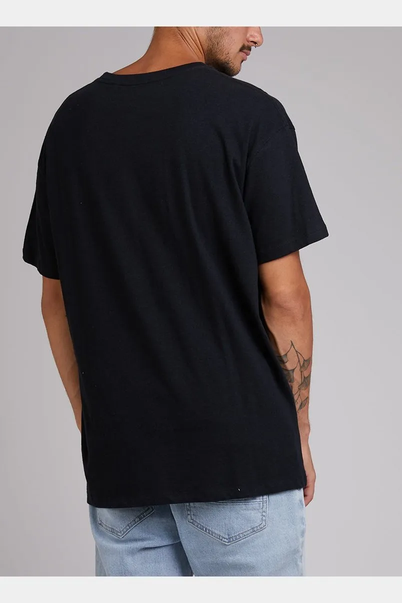 Silent theory - oversized tee black