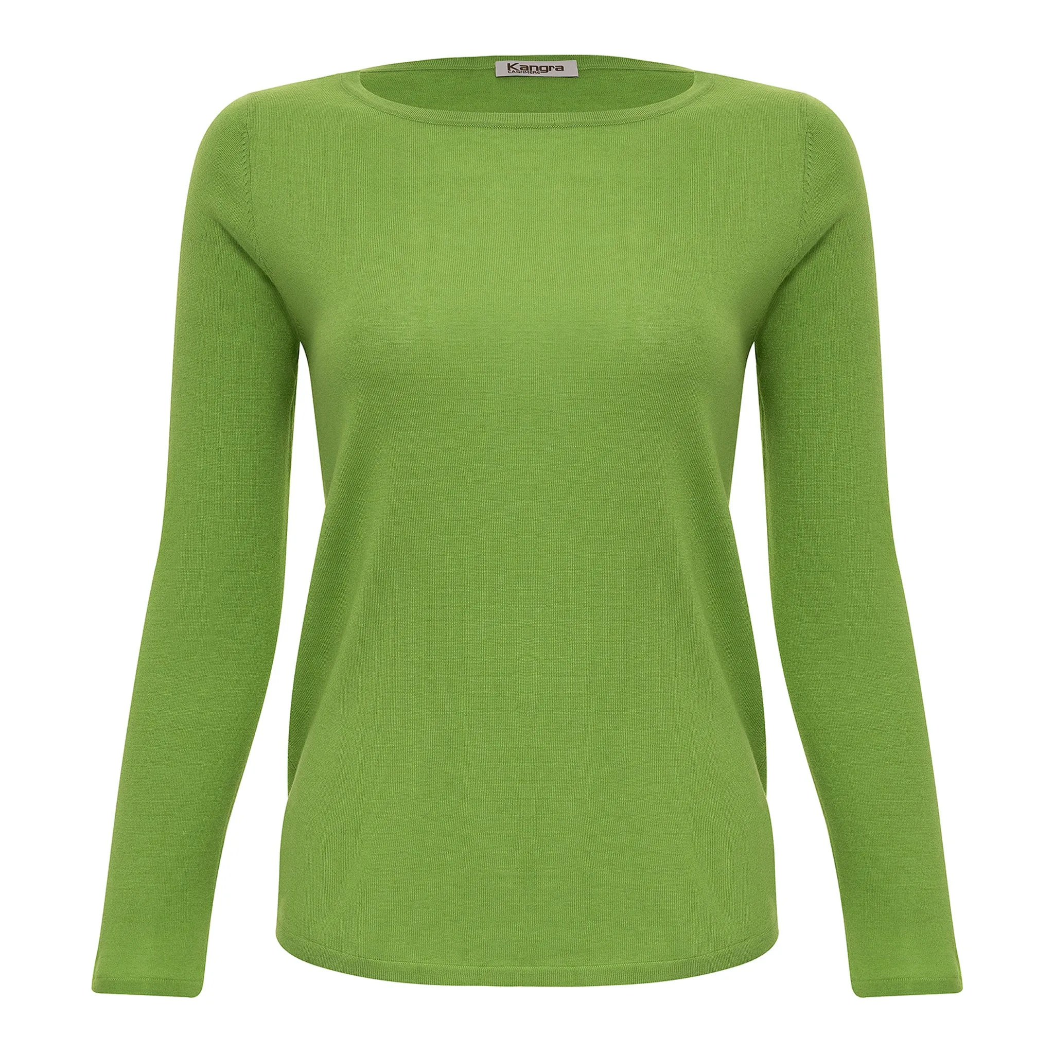 Silk and Cashmere Crewneck - Lime