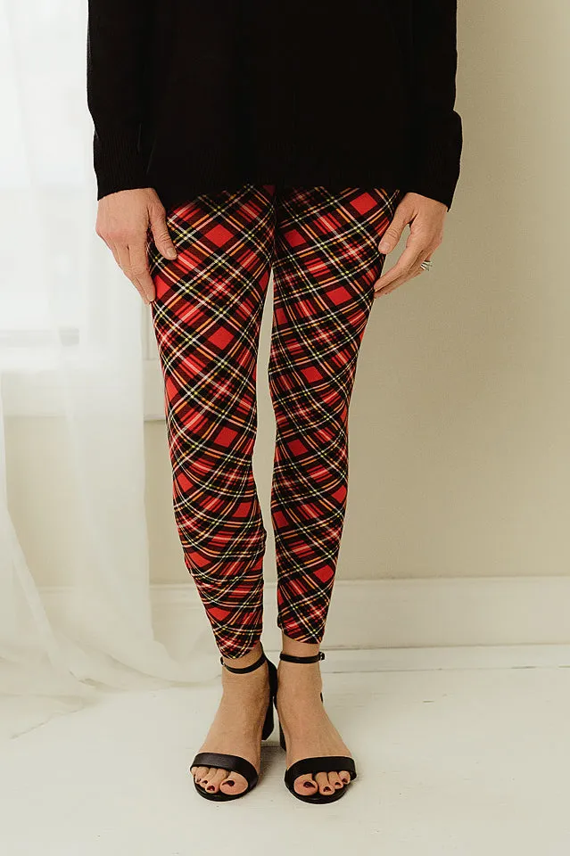 Soft Plaid Leggings