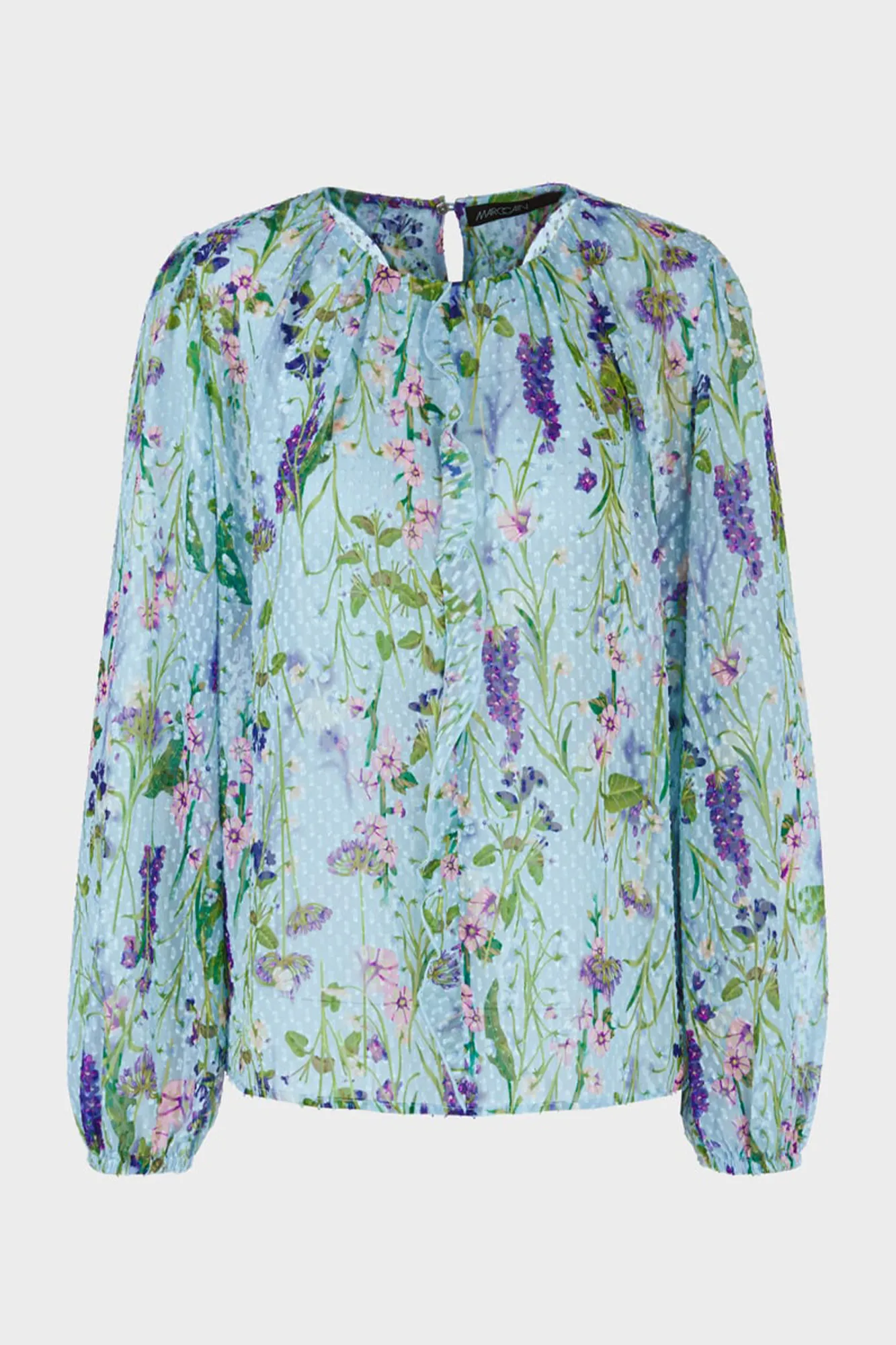 Swan Opera Floral Design Blouse