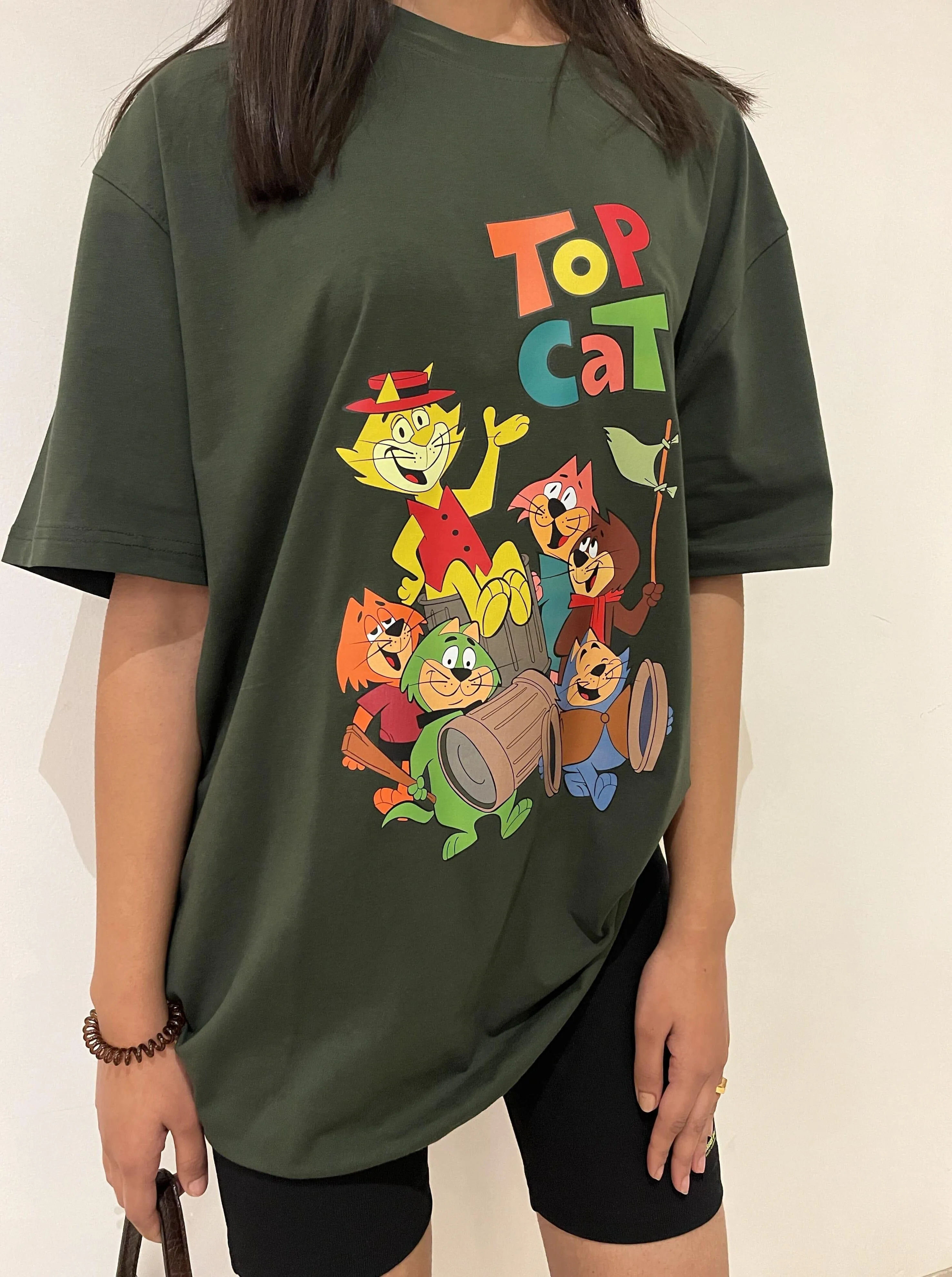 Top Cat : Burger Bae Oversized  Tee For Men and Women