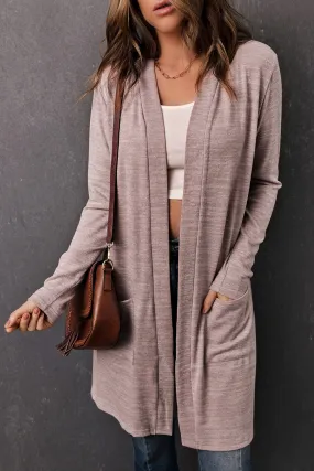 Tunic Back Open Front Cardigan