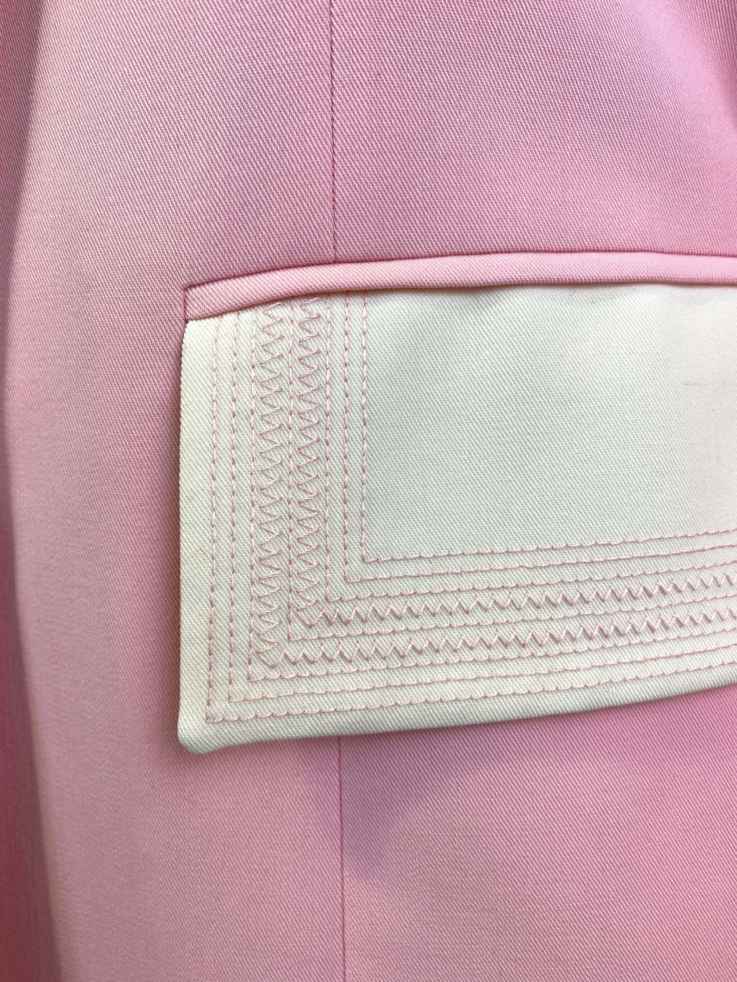 Vintage 1990s Pink/Cream Escada Blazer, Medium