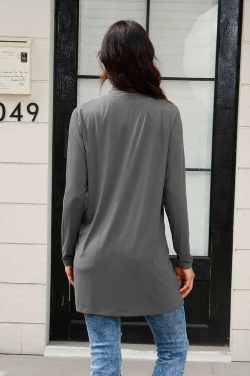 Women's Open Front Cardigan with Pockets