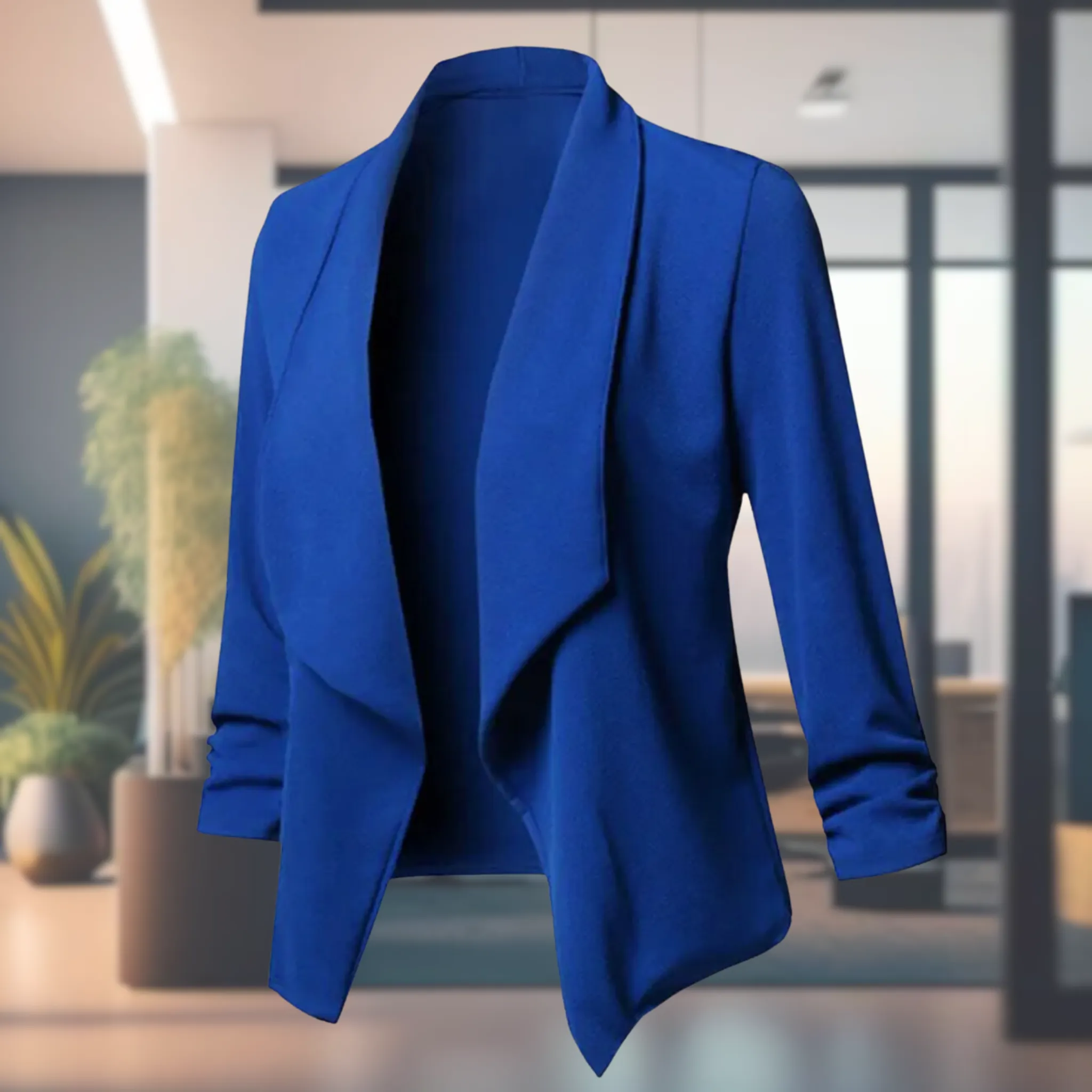 Women's Open Front Solid Color Thin Blazer | Ideal for All Seasons